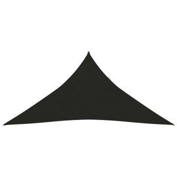 vidaXL Pânză parasolar, negru, 3x3x3 m, HDPE, 160 g/m²