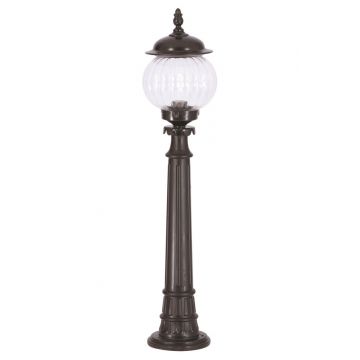 Lampadar de exterior, Avonni, 685AVN1252, Plastic ABS, Negru