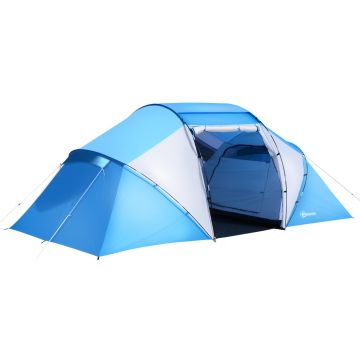 Outsunny Cort pentru Camping pentru 6 Persoane 460 × 230 × 195cm