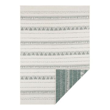 Covor adecvat pentru exterior NORTHRUGS Bahamas, 120 x 170 cm, verde-crem