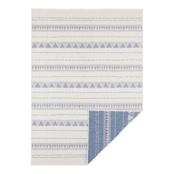 Covor adecvat pentru exterior NORTHRUGS Bahamas, 200 x 290 cm, albastru-crem