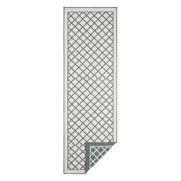 Covor adecvat pentru exterior NORTHRUGS Twin Supreme, 80 x 250 cm, verde-crem