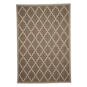 Covor adecvat pentru exterior Floorita Intreccio Natural, 160 x 230 cm, maro