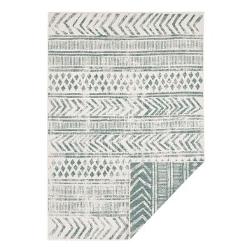 Covor adecvat pentru exterior NORTHRUGS Biri, 200 x 290 cm, verde-crem