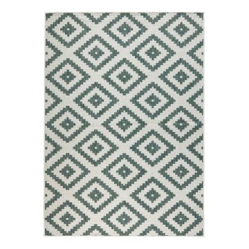 Covor adecvat pentru exterior NORTHRUGS Malta, 120 x 170 cm, verde - crem