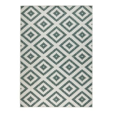 Covor adecvat pentru exterior NORTHRUGS Malta, 200 x 290 cm, verde - crem