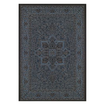 Covor de exterior negru-albastru 160x230 cm Anjara - NORTHRUGS