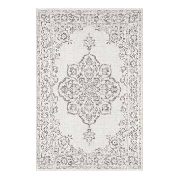 Covor de exterior NORTHRUGS Tilos, 200 x 290 cm, gri - crem