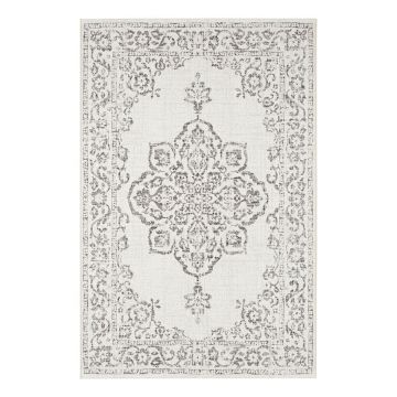 Covor de exterior NORTHRUGS Tilos, 200 x 290 cm, gri - crem