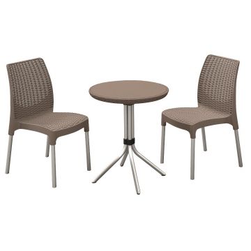 Set mobilier gradina Keter Chelsea cappuccino