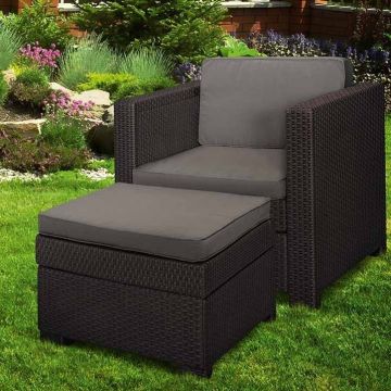 Set mobilier gradina maro Keter Provence Chillout