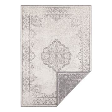 Covor adecvat pentru exterior NORTHRUGS Cebu, 200 x 290 cm, gri-crem