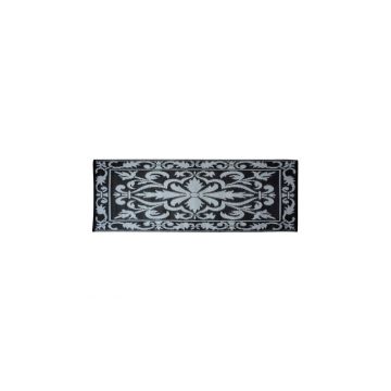Covor de balcon 70x200cm negru si alb Covor de balcon 70x200cm negru si alb