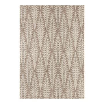 Covor de exterior NORTHRUGS Pella, 140 x 200 cm, maro - bej