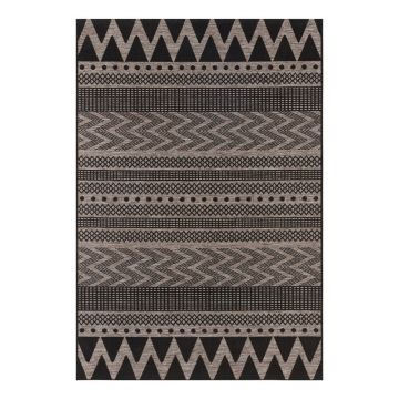 Covor de exterior NORTHRUGS Sidon, 140 x 200 cm, bej - negru