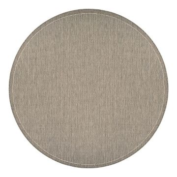 Covor potrivit pentru exterior Floorita Tatami, ø 200 cm, bej