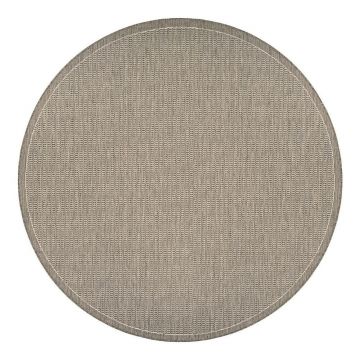 Covor potrivit pentru exterior Floorita Tatami, ø 200 cm, bej