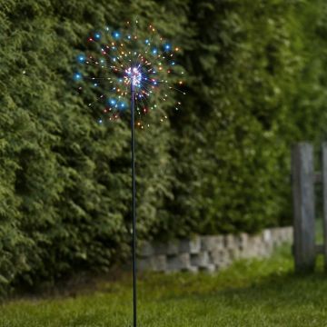 Decorațiune luminoasă reîncărcabilă pentru exterior Star Trading Outdoor Firework Rumio, înălțime 110 cm