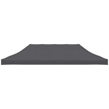 vidaXL Acoperiș cort de petrecere, antracit, 3 x 6 m