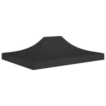 vidaXL Acoperiș pentru cort de petrecere, negru, 4,5 x 3 m, 270 g/m²