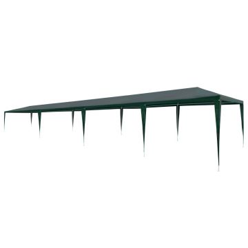 vidaXL Cort de petrecere, verde, 3 x 12 m, PE