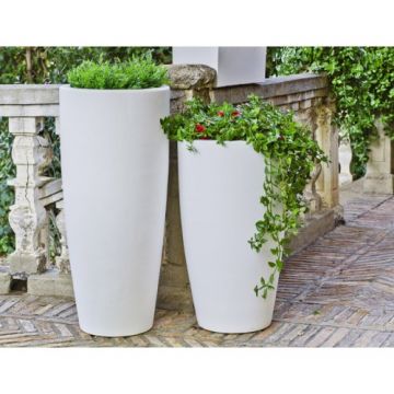 Ghiveci New Garden Bambu 90 - Culoare Alb pal