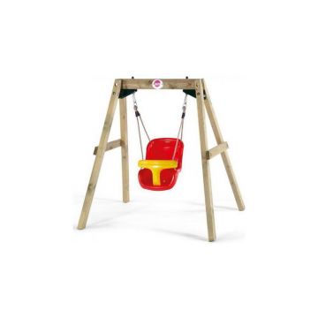 Leagan bebelusi din lemn Baby Swing Plum