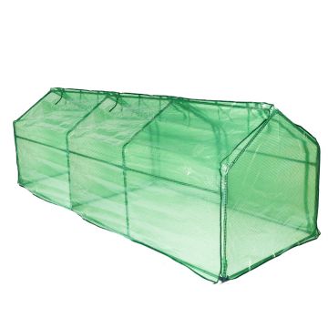 Mini-Sera Polietilena Micul Fermier 4 x 1 x 0.8m, Densitate 140g/mp, MF-SS1003