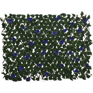 Panou artificial Purple Flowers, 90x180 cm, polietilena