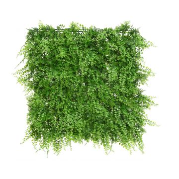 Panou verde artificial / gradina verticala artificiala Fern, Decoris, 50 x 50 cm, plastic, verde