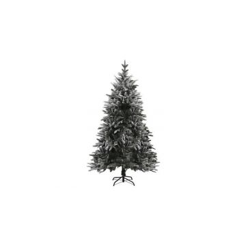 Pom de Craciun artificial cu zapada, verde, 240 cm, PVC