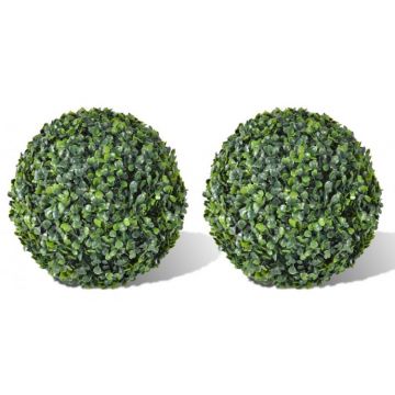Set arbusti ornamentali artificiali 35 cm 2 buc