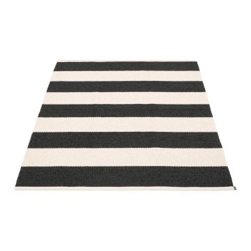 Covor pentru exterior și interior alb-negru 140x180 cm Bob Black Vanilla – Pappelina