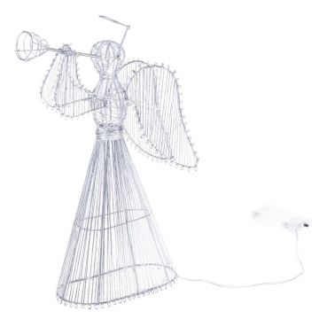 Decorațiune luminoasă albă cu baterii Angel – Dakls