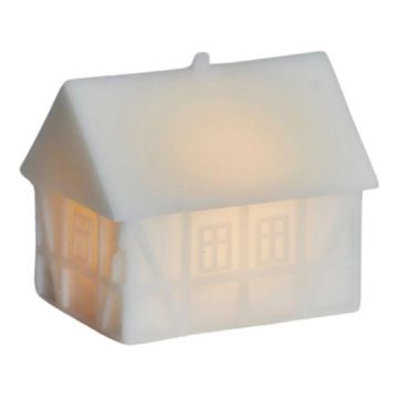 Decorațiune luminoasă albă cu baterii Copenhagen Half-Timbered House – Sirius
