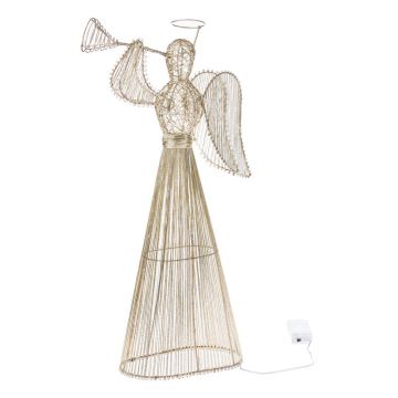 Decorațiune luminoasă aurie cu baterii Angel – Dakls