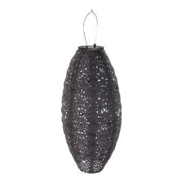 Felinar cu LED gri închis solar (înălțime 40 cm) pentru exterior Foxdale – House Nordic