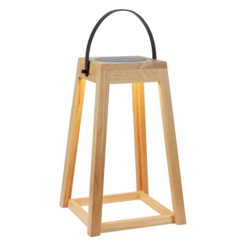 Felinar cu LED maro solar/cu USB (înălțime 54 cm) pentru exterior Nordic – Markslöjd