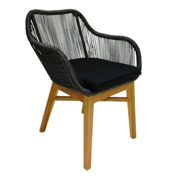 Fotoliu Kalie Natural cu perna 60x61x80cm