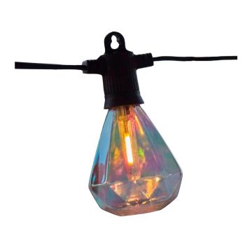 Ghirlandă luminoasă număr becuri 10 buc. cu alimentare la priză sau solară, lungime 300 cm Marcus – Sirius