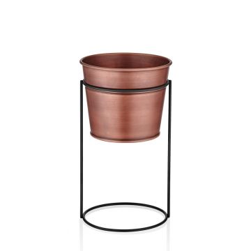 Ghiveci, GLV0334, Aur roz/negru