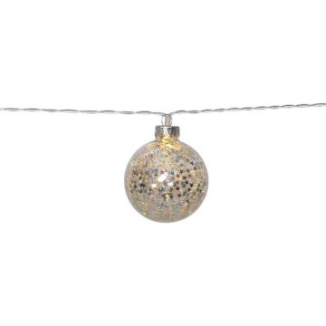 Șirag luminos de Crăciun 130 cm Glitter - Star Trading