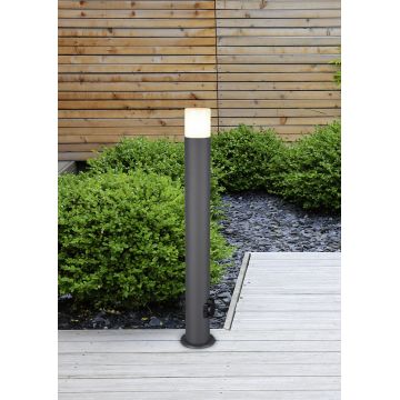 Lampadar de exterior cu priza Hoosic, TRIO, 12x80 cm, 28W, 1x E27, aluminiu, antracit