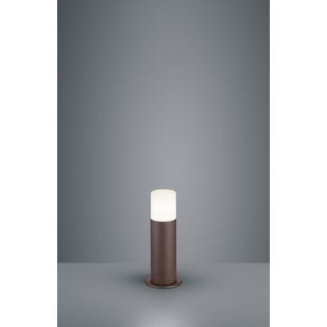 Lampadar de exterior Hoosic, TRIO, 12x30 cm, 28W, 1x E27, aluminiu, maro