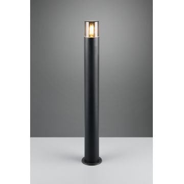 Lampadar de exterior Hoosic, TRIO, 12x80 cm, 28W, 1x E27, aluminiu, negru mat Lampadar de exterior Hoosic, TRIO, 12x80 cm, 28W, 1x E27, aluminiu, negru mat