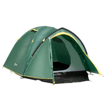 Outsunny Cort de camping 2-3 persoane cort cupolă impermeabil ușor ventilat ușor de montat 2 uși ferestre dim. 3,25L x 1,83l x 1,3H m fibră de sticlă poliester PE verde | Aosom Romania Outsunny Cort de camping 2-3 persoane cort cupolă impermeabil ușor ventilat ușor de montat 2 uși ferestre dim. 3,25L x 1,83l x 1,3H m fibră de sticlă poliester PE verde | Aosom Romania