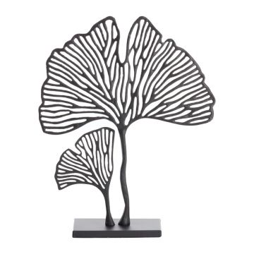 Statuetă din metal (înălțime 48 cm) Leaf – Light & Living