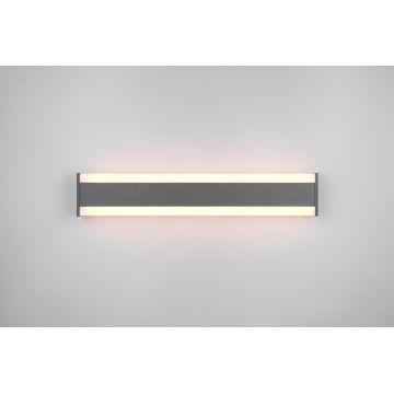 Aplica de perete pentru exterior Dawson, TRIO, 60x10.7 cm, 8W, 1x SMD, aluminiu, antracit