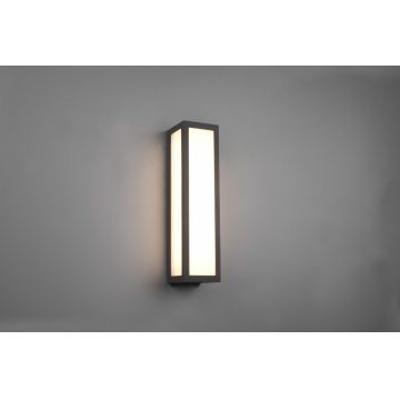 Aplica de perete pentru exterior Fuerte, TRIO, 9x36 cm, 10.5W, 1x SMD, aluminiu, antracit