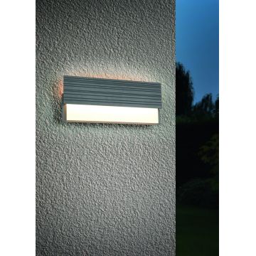 Aplica de perete pentru exterior Mariza, TRIO, 40x17 cm, 10W, 1x SMD, aluminiu, antracit
